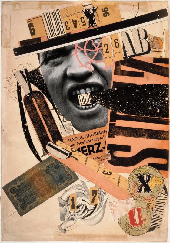 2-ABCD, 1923, Raoul Hausmann